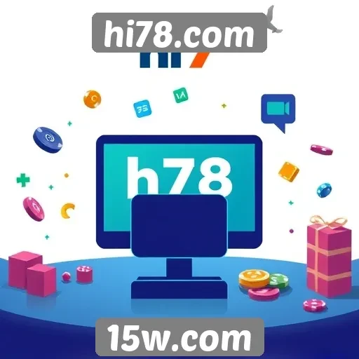 Exploração dos recursos interativos do hi78.com
