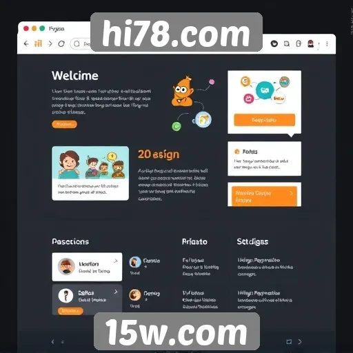 Avaliação da interface do usuário no site hi78.com